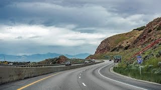 1633 Utah Canyons I80 amp I84 East of Salt Lake City [upl. by Eiramanad]