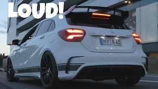 460HP RENNtech A45 AMGLaunch amp Sounds [upl. by Venice]