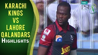 Match 12 Karachi Kings vs Lahore Qalandars  Highlights [upl. by Nekial348]