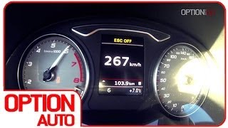 267 kmh  Audi S3 Sportback Option Auto [upl. by Lacsap]