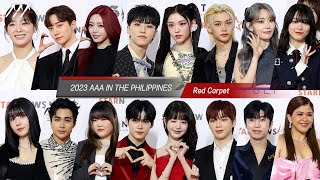 AAA2023 ASIA ARTIST AWARDS Red Carpet레드카펫 FULL ver [upl. by Pattin]