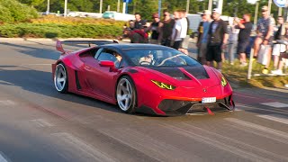 CRAZY TUNER Cars leaving the BEST Carshow of EUROPE  ULTRACE 2023 [upl. by Gayler]