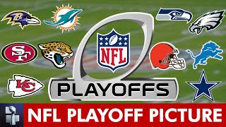 NFL Playoff Picture AFC amp NFC Clinching Scenarios Wild Card Race Standings Before SNF Week 17 [upl. by Ecirp902]