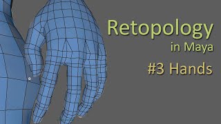 Retopology Quad Draw A Female 3D Model in Maya 3 Hands [upl. by Ellohcin]