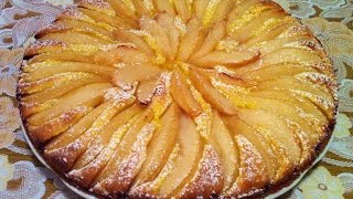 Пирог с Грушами  Грушевый Пирог  Pear Pie  Простой и Быстрый Рецепт Очень Вкусно [upl. by Opiak]