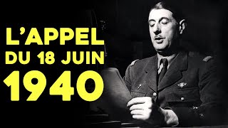 Lappel du 18 Juin 1940  Quand le Général de Gaulle appelait les Français à résister 🎙️ [upl. by Irallih61]