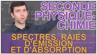 Spectres raies démission et dabsorption  PhysiqueChimie  Seconde  Les Bons Profs [upl. by Eevets587]