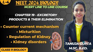 Ch19 Excretory System  Counter current mechanism  Kidney disorders  Haemodialysis  NEET 2024 [upl. by Teague125]