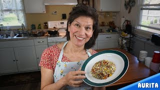 Cómo cocinar Quinoa deliciosa  Ensalada de Quinoa  Receta facil y saludable con Aurita [upl. by Orfurd]