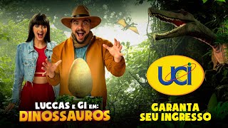 Luccas e Gi em Dinossauros  11 de Julho na UCI [upl. by Aerdnaek]