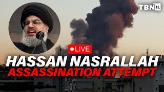 LIVE REPORT Assassination Attempt Of Hezbollah Chief Hassan Nasrallah In Beirut  TBN Israel [upl. by Solokin]