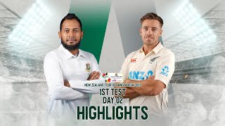 Bangladesh vs New Zealand Highlights  1st Test  Day 2  New Zealand Tour of Bangladesh 2023 [upl. by Oznecniv706]