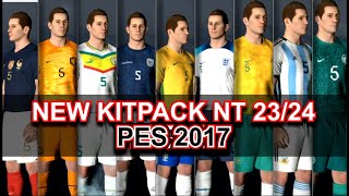 PES 2017  Kits Pack National Team Updates 20232024 [upl. by Aenitsirhc325]