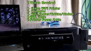 Epson L3050 WiFi Setup L3060 L365 L385 L355 L360 XP235 L405 XP245 WiFi IP Web Setup [upl. by Ayrotal]