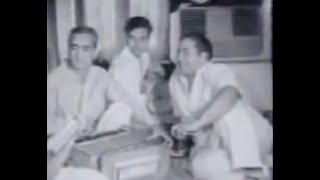 Mohd Rafi  Live Video of Studio Recording [upl. by Webster]