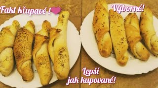 Jednoduchý recept na domácí rohlíky❤😋 [upl. by Shaff304]