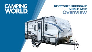 RV Overview  Keystone Springdale Single Axle [upl. by Cristionna417]