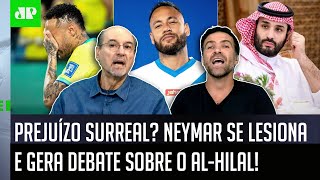 quotÉ UM ABSURDO O Neymar é a PIOR CONTRATAÇÃO da HISTÓRIA O AlHilal agoraquot LESÃO GERA DEBATE [upl. by Noteloc]