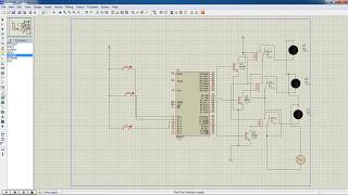 Automatic Street light control using 8051 micro controller Keil IDE and Proteus Simulation [upl. by Nauwtna]