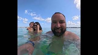 Swimming  Junkanoo Beach in Nassau Bahamas while on our Cruise on the MsC Seascape [upl. by Chrisman]