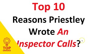 Why Did Priestley Write An Inspector Calls Mr Salles [upl. by Gow]