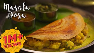 Masala Dosa  Dosa Batter Recipe  Potato Curry  Breakfast Recipes [upl. by Amasa175]