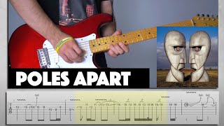 Pink Floyd Poles Apart Solo Guitar Tab  Lesson  Tutorial [upl. by Ayikin]