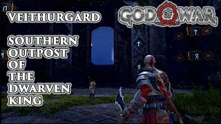 How To Get To Veithurgard And Earn The Trophy quotDeath Happened Herequot  God of War 4 2018 4K UHD [upl. by Annaoi]