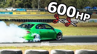 Drifting a 600HP Turbo Falcon  Powercruise 2019 [upl. by Mann11]