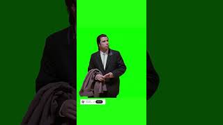 Confused John Travolta meme Pulp Fiction  Green Screen [upl. by Yenahteb286]