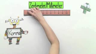 Umrechnen von Längen mit Kommatrick  Mathematik  Zahlen Rechnen und Größen [upl. by Graniela902]