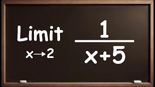 Limit x→5 for 1x2 [upl. by Litnahs]