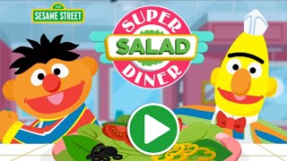 SESAME STREET  SUPER SALAD DINER 🥗 PBS KIDS Game mini explorers zone [upl. by Higgins349]