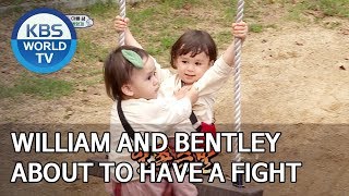 William and Bentley about to have a fight The Return of Superman20191006 [upl. by Ciapas]