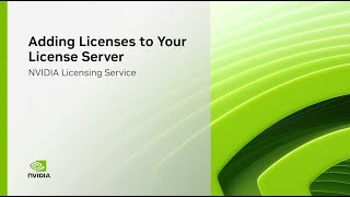 Adding New Licenses to Your NLS License Server  vGPU and NVIDIA AI Enterprise [upl. by Frodina]