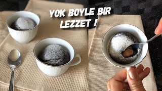 KAHVE FİNCANINDA 10 DAKİKADA HAZIR EFSANE ÖTESİ FİT SUFLE  VEGAN RAFİNE ŞEKERSİZ 💯 [upl. by Nnep]