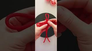 You can also make a beautiful Chinese knot by doing this Go and try it Handmade Chinese knots [upl. by Kifar]