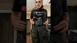 My tactical concealed carry set up✨🖤 concealedcarry womensconcealedcarry [upl. by Macintyre]