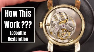 New Complication on this LeCoultre Watch Restoration [upl. by Hopkins878]