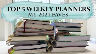 TOP 5 WEEKLY PLANNERS  2024 [upl. by Dowd]