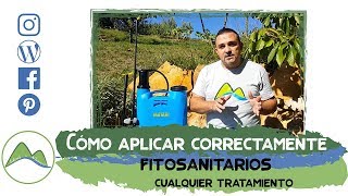 Cómo aplicar correctamente cualquier tratamiento de fitosanitarios  LdN [upl. by Haodnanehs]