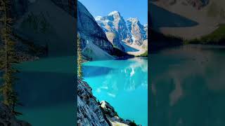 Moraine Lake nestles in the Valley of the Ten Peaks in Banff National Park Alberta Canada [upl. by Aristotle]