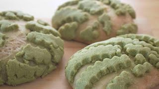 Matcha Green Tea Conchas Pan Dulce [upl. by Enamrahc133]