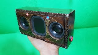 Building Bluetooth Speaker with Wooden Makeup Box [upl. by Prud]