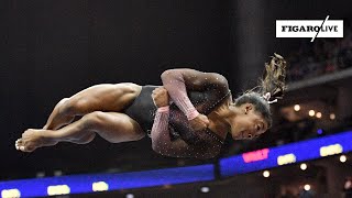 Lincroyable prestation de Simone Biles première femme à réaliser un tripledouble [upl. by Douville819]