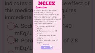 nclex Exam Question nclexprep nclexrn nclex nclexexam [upl. by Leah]