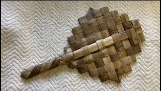 Hawaiian Lauhala Fan Weaving Peahi [upl. by Todd]