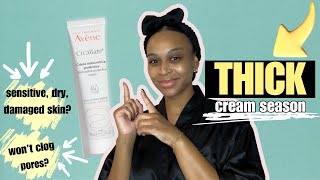 Avène Cicalfate  Restorative amp Protective Skin Barrier Face Cream  Review amp Demo [upl. by Leavelle]