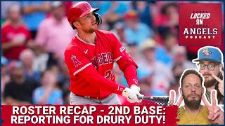 Los Angeles Angels Roster Recap Part 3 2nd Base Brandon Drury Luis Rengifo Michael Stefanic [upl. by Vrablik801]