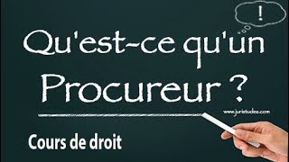 Les Métiers du Droit  Procureur magistrat du parquet [upl. by Irehj727]